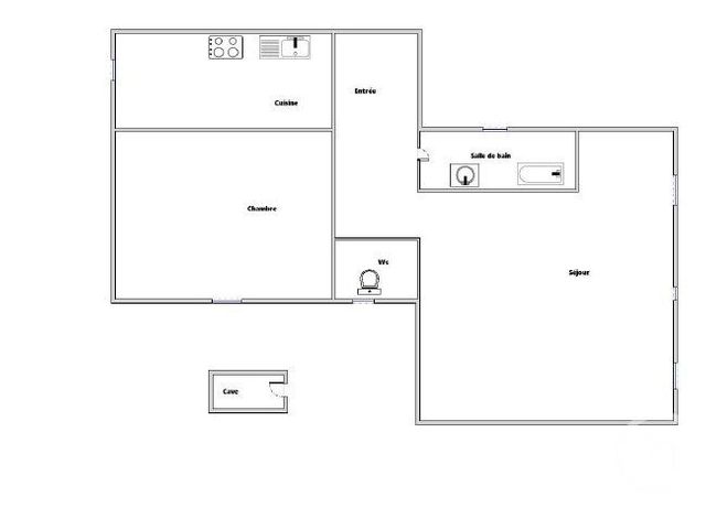Appartement F3 à vendre - 2 pièces - 54.33 m2 - PARIS - 75009 - ILE-DE-FRANCE - Century 21 Etude Saint-Georges