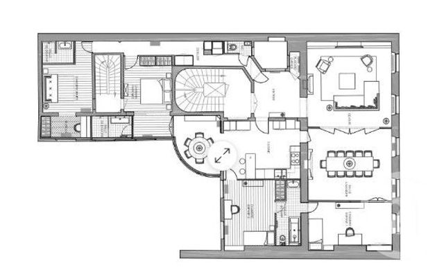 Appartement F6 à vendre - 6 pièces - 177.3 m2 - PARIS - 75009 - ILE-DE-FRANCE - Century 21 Etude Saint-Georges